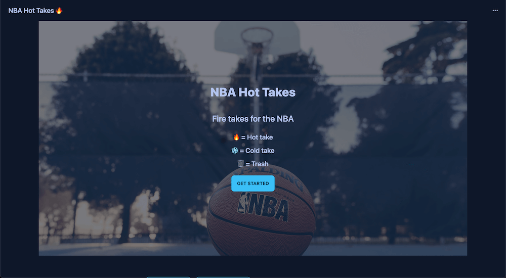 NBA Hot Takes